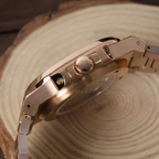 NAUTIKO | Rose Gold Royal Blue