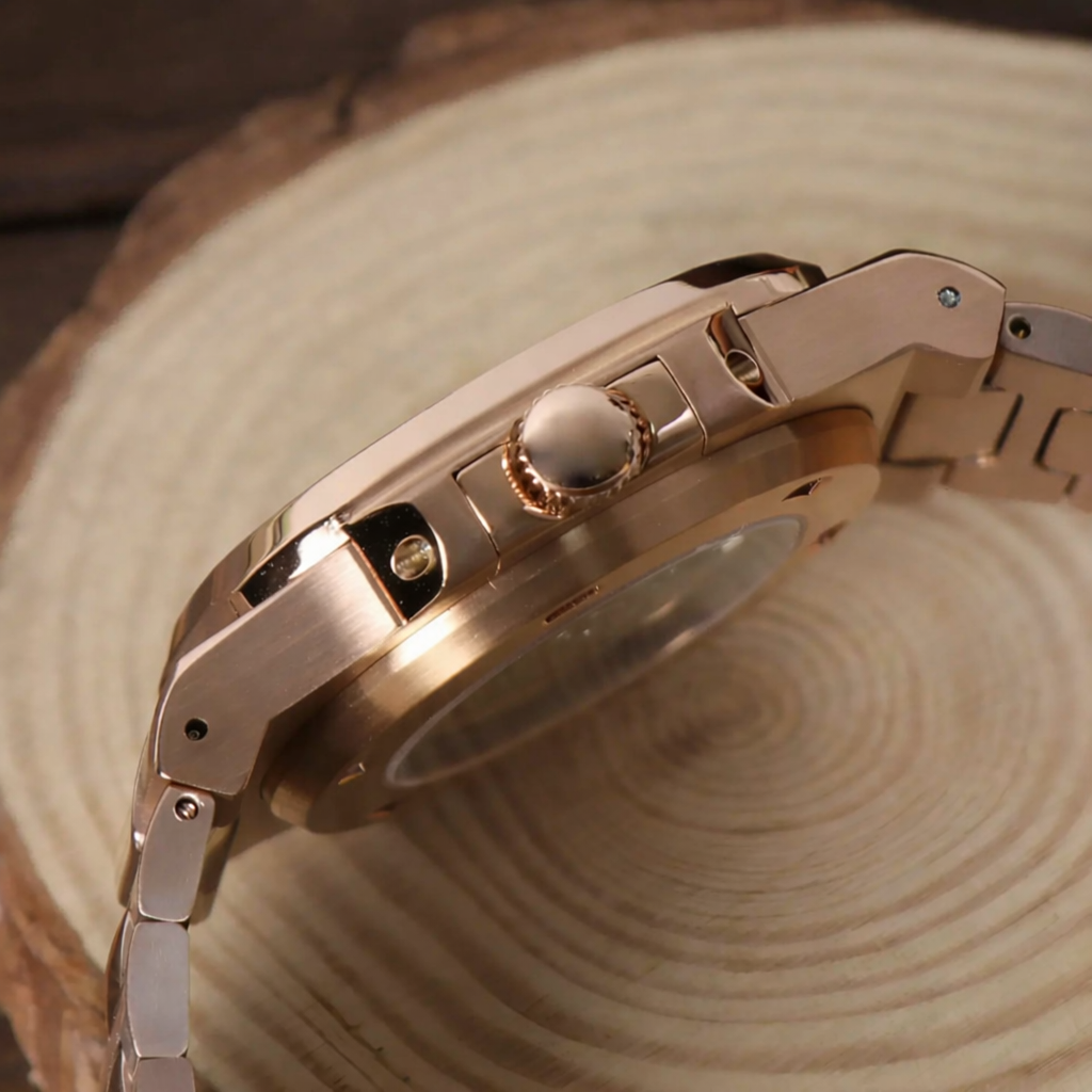 NAUTIKO | Rose Gold Royal Blue
