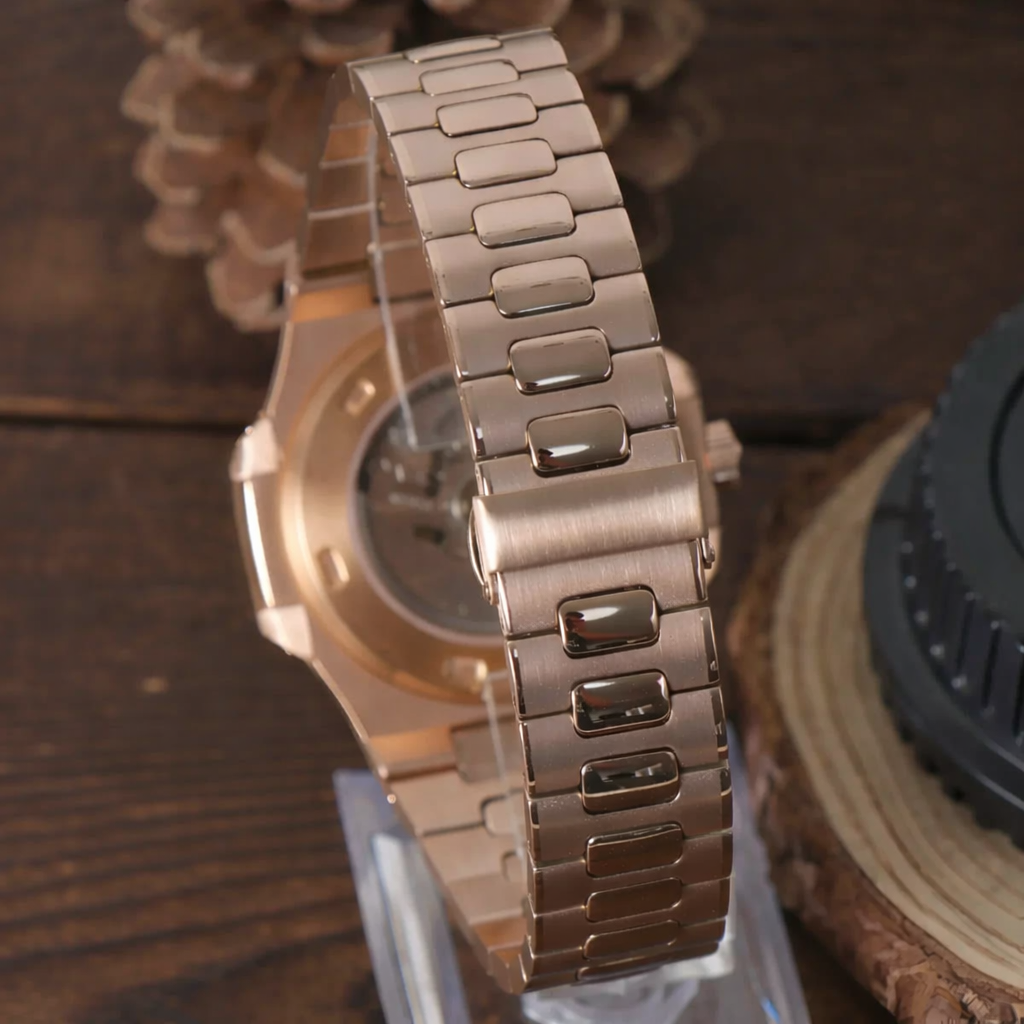 NAUTIKO | Rose Gold Royal Blue