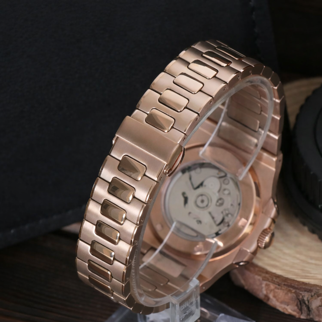 NAUTIKO | Rose Gold Black