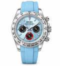 Seiko mod daytona ice blue chronograph