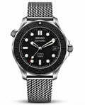 Seiko Mod Seamaster Phantom Abyss Black Stainless Steel