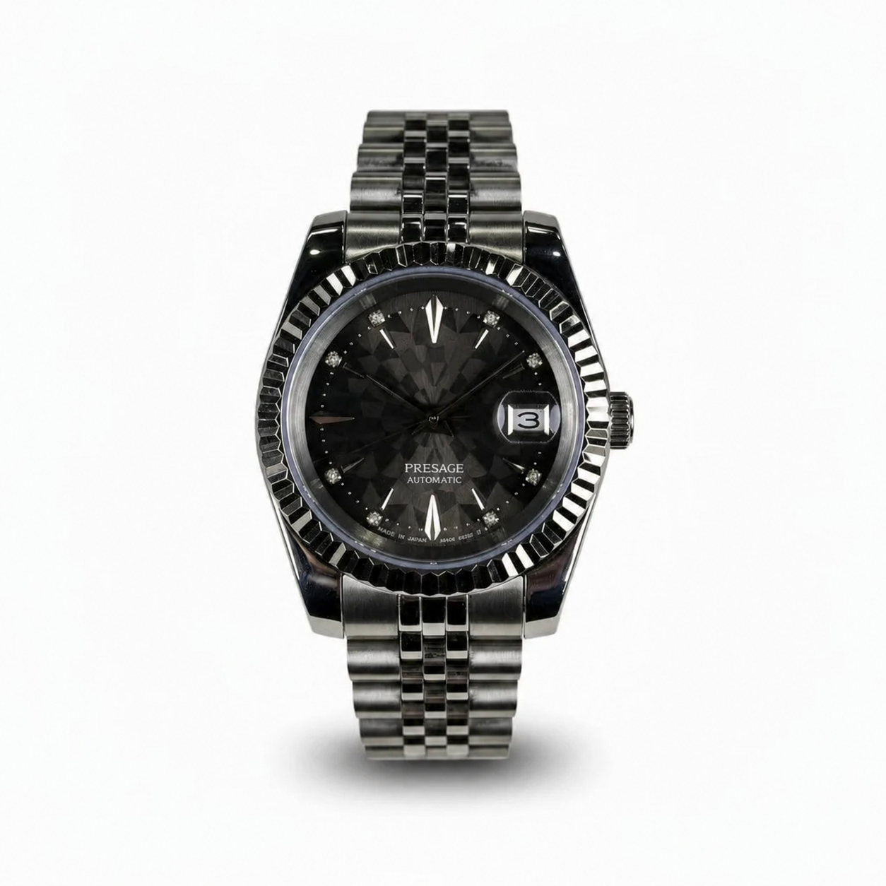 SEIJUST | Geometric Black Dial