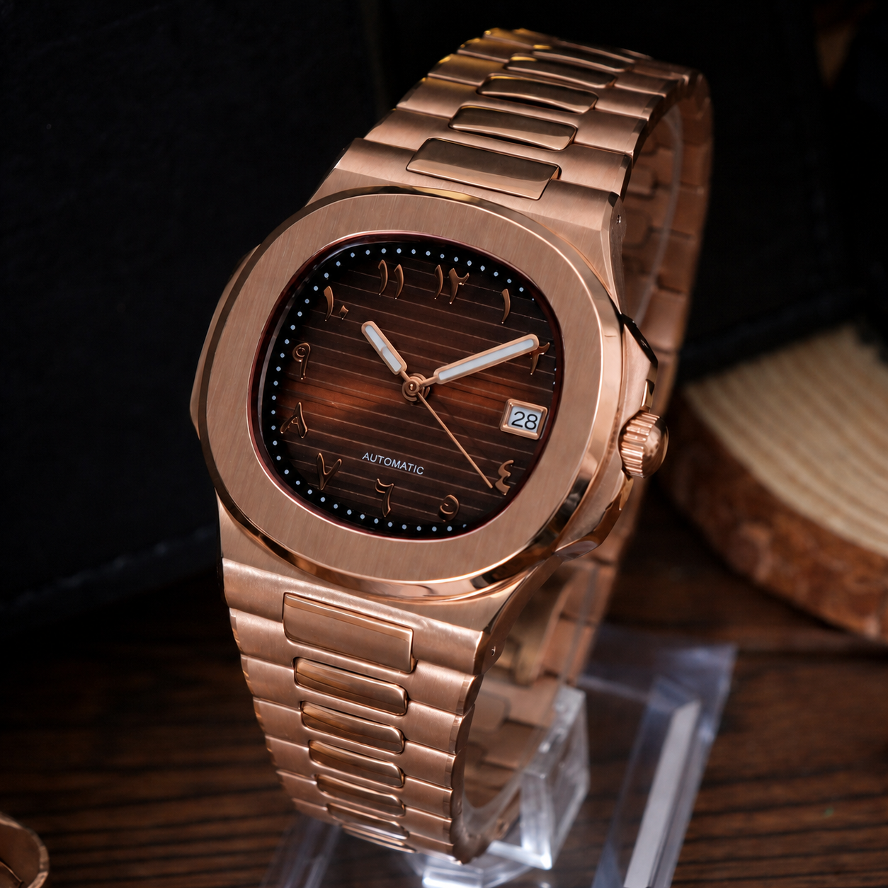 NAUTIKO | Arabic Rose Gold - Chocolate