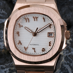 NAUTIKO | Arabic Rose Gold - White