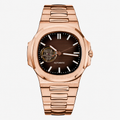 NAUTIKO | Rose Gold Chocolate Open Heart