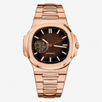NAUTIKO | Rose Gold Chocolate Open Heart