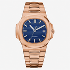 NAUTIKO | Rose Gold Royal Blue