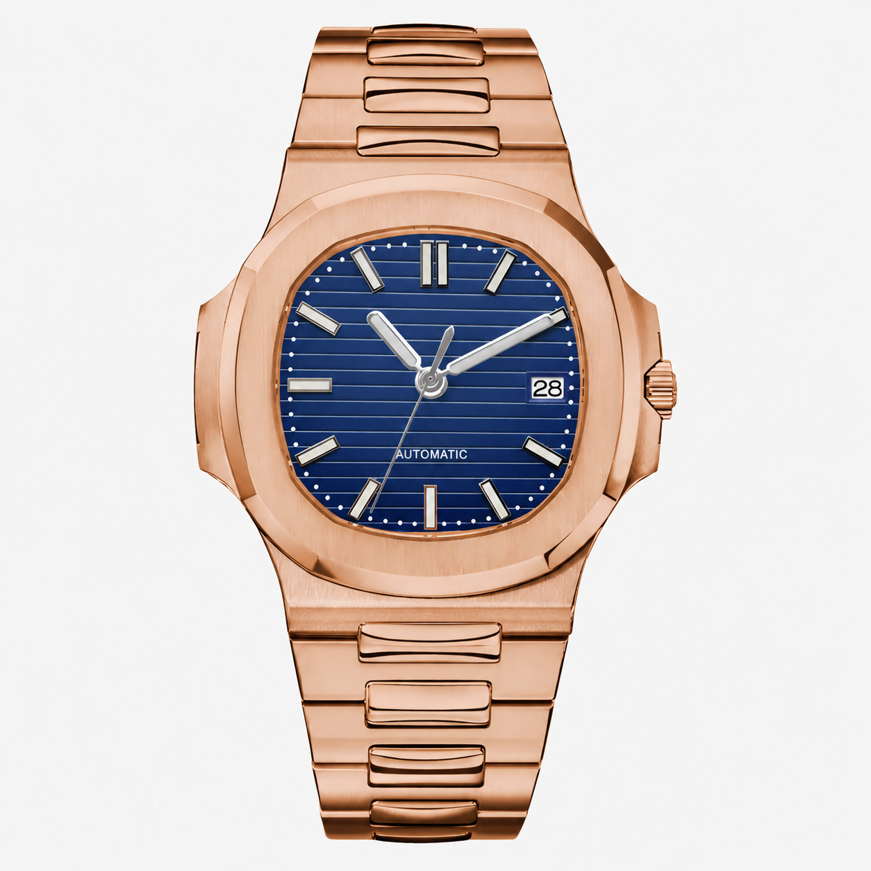 NAUTIKO | Rose Gold Royal Blue
