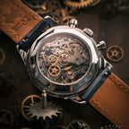 Seagull 1963 Icon II Blue sapphire caseback, ST1901 with blued screws and the RED STAR bridge