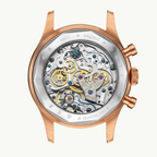 Seagull 1963 The Icon bronze caseback packshot, steel ring engraved LIMITED 1 of 500 and THE ICON