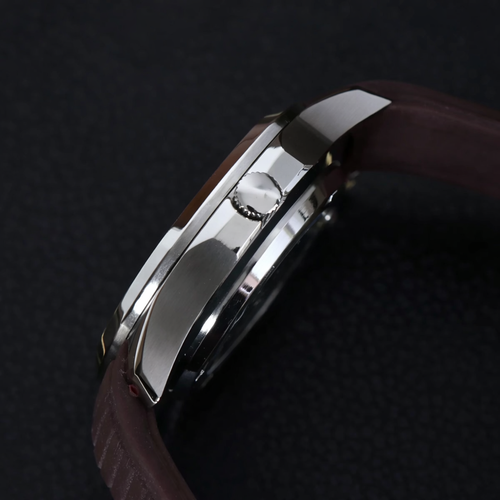 SEINAUT  Brown Seiko mod watch, view 2