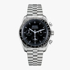 Speedseiko black racing chronograph Seiko mod watch